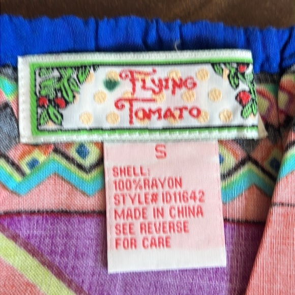 Flying Tomato Red Orange Sundress Sleeveless Bateau - Picture 10 of 10